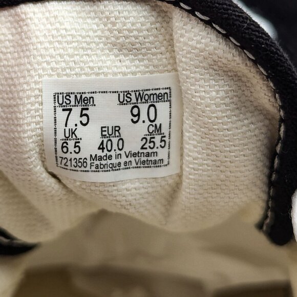 VANS Unisex Old Skool Pastel Clouds Stacked Black Sneakers size M7.5 W9 - Picture 7 of 11